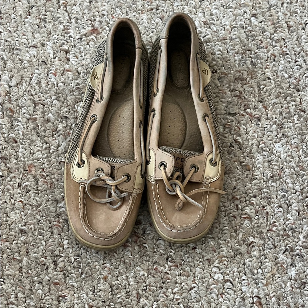 Sperry Women's Tan Leather Loafers